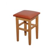 Taburete bucatarie, lemn masiv de fag, tapiterie piele ecologica, cires drm10011