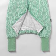 Sac de dormit cu picioruse si talpa antiderapanta Leaves 80 cm + manseta 1.0 Tog BBXCJ561-10FN