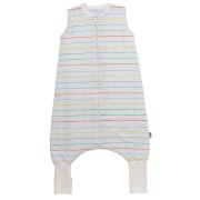 Sac de dormit cu picioruse si talpa antiderapanta Rainbow Stripes 130 cm + manseta 1.0 Tog BBXCJ586-10FN