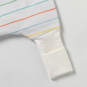 Sac de dormit cu picioruse si talpa antiderapanta Rainbow Stripes 130 cm + manseta 1.0 Tog BBXCJ586-10FN