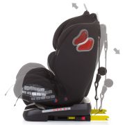 Scaun auto chipolino journey 0-36 kg ebony cu sistem isofix si sezut rotativ hubstkjr02301eb