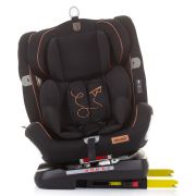 Scaun auto chipolino journey 0-36 kg ebony cu sistem isofix si sezut rotativ hubstkjr02301eb