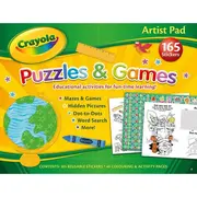 Bloc cu activitati Crayola Artist Pad cu stickere Alligator AB2902CYAR BBJAB2902CYAR_Initiala