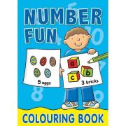 Carte de colorat Early Learning Numbers Alligator AB2618OMCB34 BBJAB2618OMCB34_Albastru