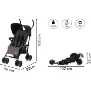 Carucior sport Sprinter Grey melange Fillikd