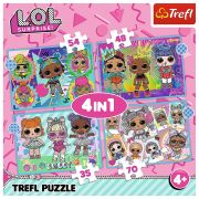 PUZZLE TREFL LOL 4IN1 CUNOASTE PAPUSILE VIV34613