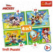 PUZZLE TREFL LOL 4IN1 MICKEY MOUSE SI PRIETENII VIV34616