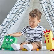 Set mascote din plus numberblocks - trei & patru