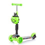 Trotineta chipolino kiddy evo 3 in 1 cu maner green graffiti hubdskieh022gg