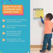Grafic magnetic de recompense pentru Supereroi, 35.5x31 cm Fiesta Crafts FCT-3055 BBJFCT-3055_Initiala