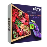 Set creatie Wood &amp; Craft - Succulents, 21*21cm - Passion KRTOK10011