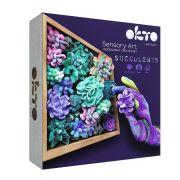 Set creatie Wood &amp; Craft - Succulents, 21*21cm - Tenderness KRTOK10010