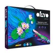 Set pictura 3D cu argila usoara, 30*40cm - Water Lilies KRTOK10003