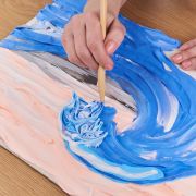 Set pictura 3D cu argila usoara, 30*40cm - Waves KRTOK10004
