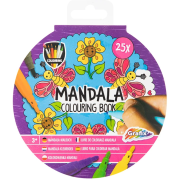 Carte de colorat mandala 25 pagini Grafix GR150080 BBJGR150080_Mov