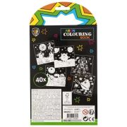 Carte de colorat neon cu 5 carioci incluse Grafix GR150079 BBJGR150079_Spatiu