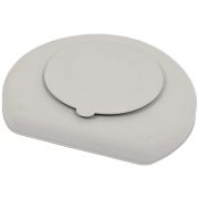 Farfurie din silicon cu ventuza gri SeviBebe BBKSEV_525-13