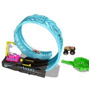 HOT WHEELS MONSTER TRUCK PISTA CASCADORILOR IN BUCLA FOSFORESCENTA VIVMTHBN02