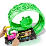 HOT WHEELS MONSTER TRUCK PISTA CASCADORILOR IN BUCLA FOSFORESCENTA VIVMTHBN02