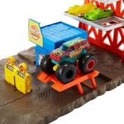 HOT WHEELS MONSTER TRUCKS SET BLAST STATION VIVMTHFB12