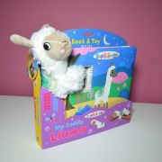 Lama mea dragalasa in cutie - animalut de plus si carticica in limba engleza bbww044
