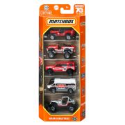 MATCHBOX SET 5 MASINUTE METALICE WARN INDUSTRIES SCARA 1:64 VIVMTC1817_HKY19
