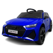 Masinuta electrica cu telecomanda audi rs6 r-sport - albastru edeediaudirs6albastru