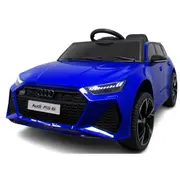 Masinuta electrica cu telecomanda audi rs6 r-sport - albastru edeediaudirs6albastru