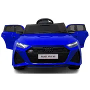 Masinuta electrica cu telecomanda audi rs6 r-sport - albastru edeediaudirs6albastru