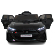 Masinuta electrica cu telecomanda audi rs6 r-sport - negru edeediaudirs6negru