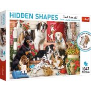 PUZZLE TREFL 1000 FORME ASCUNSE CATELUSII DRAGUTI VIV10675