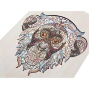 Puzzle Lemn Maimuta, 133 piese, 30x22.5 cm Grafix GR400073 BBJGR400073_Initiala