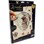 Puzzle Lemn Maimuta, 133 piese, 30x22.5 cm Grafix GR400073 BBJGR400073_Initiala