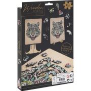 Puzzle Lemn Tigru, 135 piese, 30x22.5 cm Grafix GR400062 BBJGR400062_Initiala