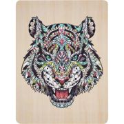 Puzzle Lemn Tigru, 135 piese, 30x22.5 cm Grafix GR400062 BBJGR400062_Initiala