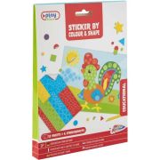Set creativ cu stickere pe culori si forme Grafix GR100062 BBJGR100062_Animale