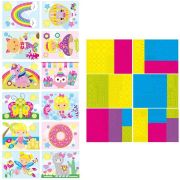 Set creativ cu stickere pe culori si forme Grafix GR100062 BBJGR100062_Povesti