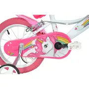 Bicicleta copii dino bikes 14' unicorn hubdb-144r-un