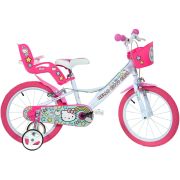 Bicicleta copii dino bikes 16' hello kitty hubdb-164r-hk2