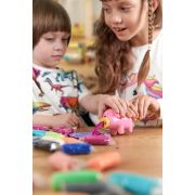 Set plastilina si accesorii pentru modelaj  Lovin - 42 culori - Pasta Box KRTOK41138