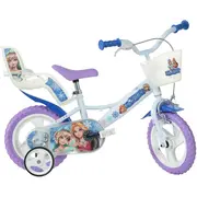 Bicicleta copii dino bikes 12' snow queen hubdb-124rl-sq