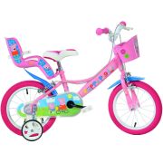 Bicicleta copii dino bikes 14' peppa pig hubdb-144r-pgs