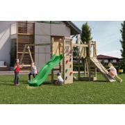 Complex joaca din lemn cu 2 turnuri si pod maxi exposure fungoo - okefu08300pkxg2