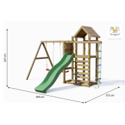 Complex joaca din lemn mixter fungoo - okefu08180pkx
