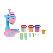 Set plastilina, accesorii si jucarie pentru modelaj Lovin - Ice Cream Cafe KRTOK41174