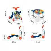 Antemergator educational 4 in 1 ricokids 781900 - albastru edeedi781900