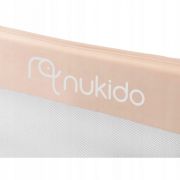 Bariera de protectie pentru pat 150 x 35 x 42 cm nukido 722201 - bej edeedi722201