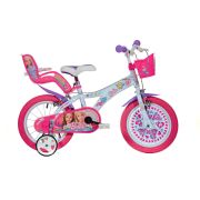 Bicicleta copii 14" - barbie la plimbare