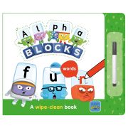 Carticica scriu si sterg alphablocks - primele cuvinte