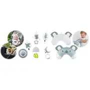 Salteluta de joaca pentru copii 136 x 136 cm nukido koala 730100 edeedi730100